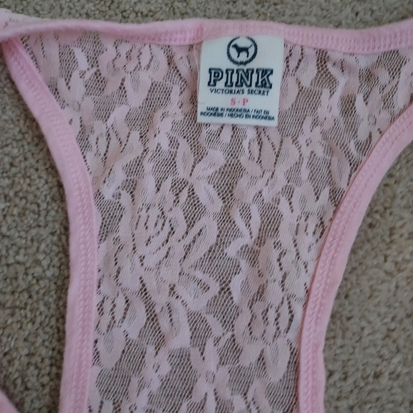 Victoria's Secret Pink Lace Tank - Picture 4 of 4